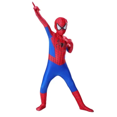 Spiderman Costume for Kids Zentai Suit Spider Man Into The Spider Verse Miles Morales Superhero Cosplay Bodysuit Adult Jumpsuits - Image 2