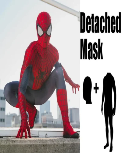 Halloween Men TASM Spidercosplay Costume Superhero Zentai Suit Adults  Boys Male Full Bodysuit Jumpsuit - Image 2