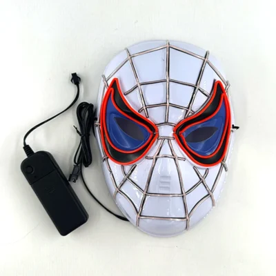 2024 New Arrival Halloween Disguise Mask Cosplay Spider Full Face Mask Halloween Children Headwear Gift Luminous Led Mask - Image 9