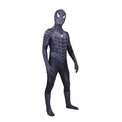 Men Spider cosplay Black - Image 10