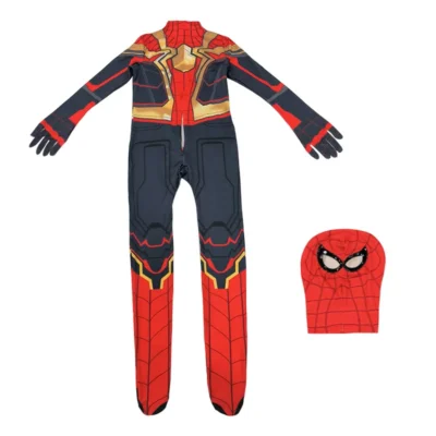 Spiderman Costume for Kids Zentai Suit Spider Man Into The Spider Verse Miles Morales Superhero Cosplay Bodysuit Adult Jumpsuits - Image 9