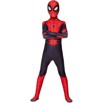 Spiderman Costume for Kids Zentai Suit Spider Man Into The Spider Verse Miles Morales Superhero Cosplay Bodysuit Adult Jumpsuits - Image 4