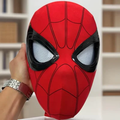 Spiderman  Movable  Eyes Cosplay Mask