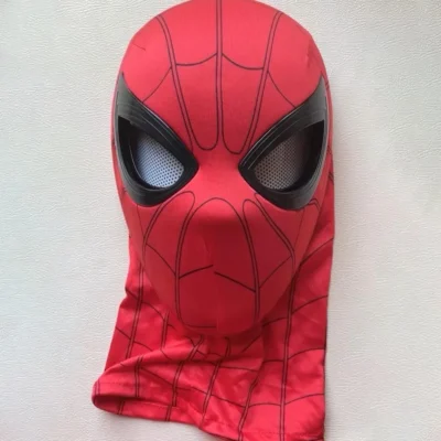 Spiderman  Movable  Eyes Cosplay Mask - Image 7