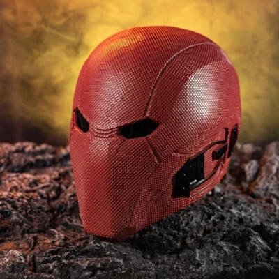 Bat Under the Red Hood Man Helmet - Image 8