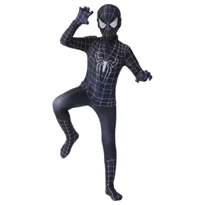 Spiderman Costume for Kids Zentai Suit Spider Man Into The Spider Verse Miles Morales Superhero Cosplay Bodysuit Adult Jumpsuits - Image 18