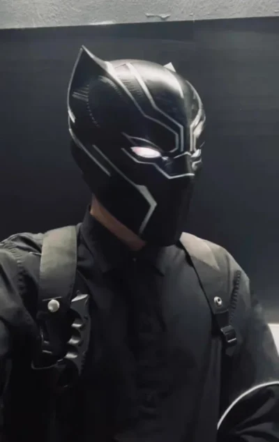 Black Panther Wearable Helmet - Image 21