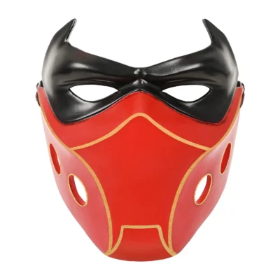 Red Hood Mask Movie Anime Full Head Latex/Resin Helmet with Mesh Eye Game Cosplay Halloween Costume Props High Quality - Image 2