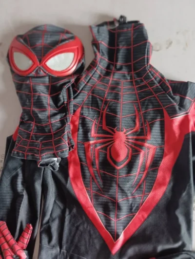 Spiderman Costume Black/Red - Image 4