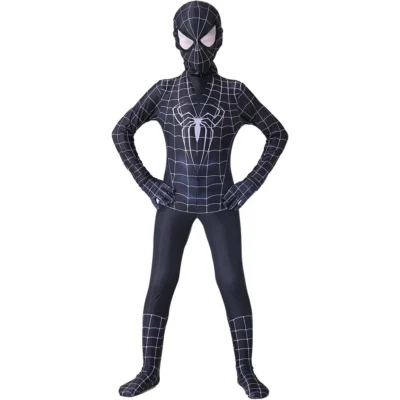 Spiderman Costume for Kids Zentai Suit Spider Man Into The Spider Verse Miles Morales Superhero Cosplay Bodysuit Adult Jumpsuits - Image 5