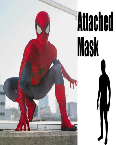 Halloween Men TASM Spidercosplay Costume Superhero Zentai Suit Adults  Boys Male Full Bodysuit Jumpsuit - Image 3